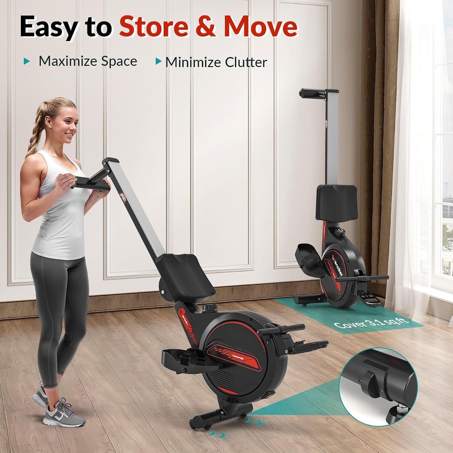 Magnetic Rowing Machine for Home