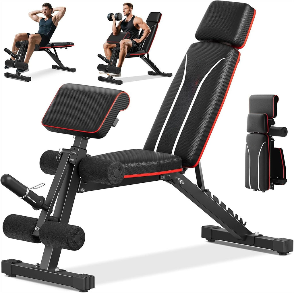 Weight Bench with Leg Developer
