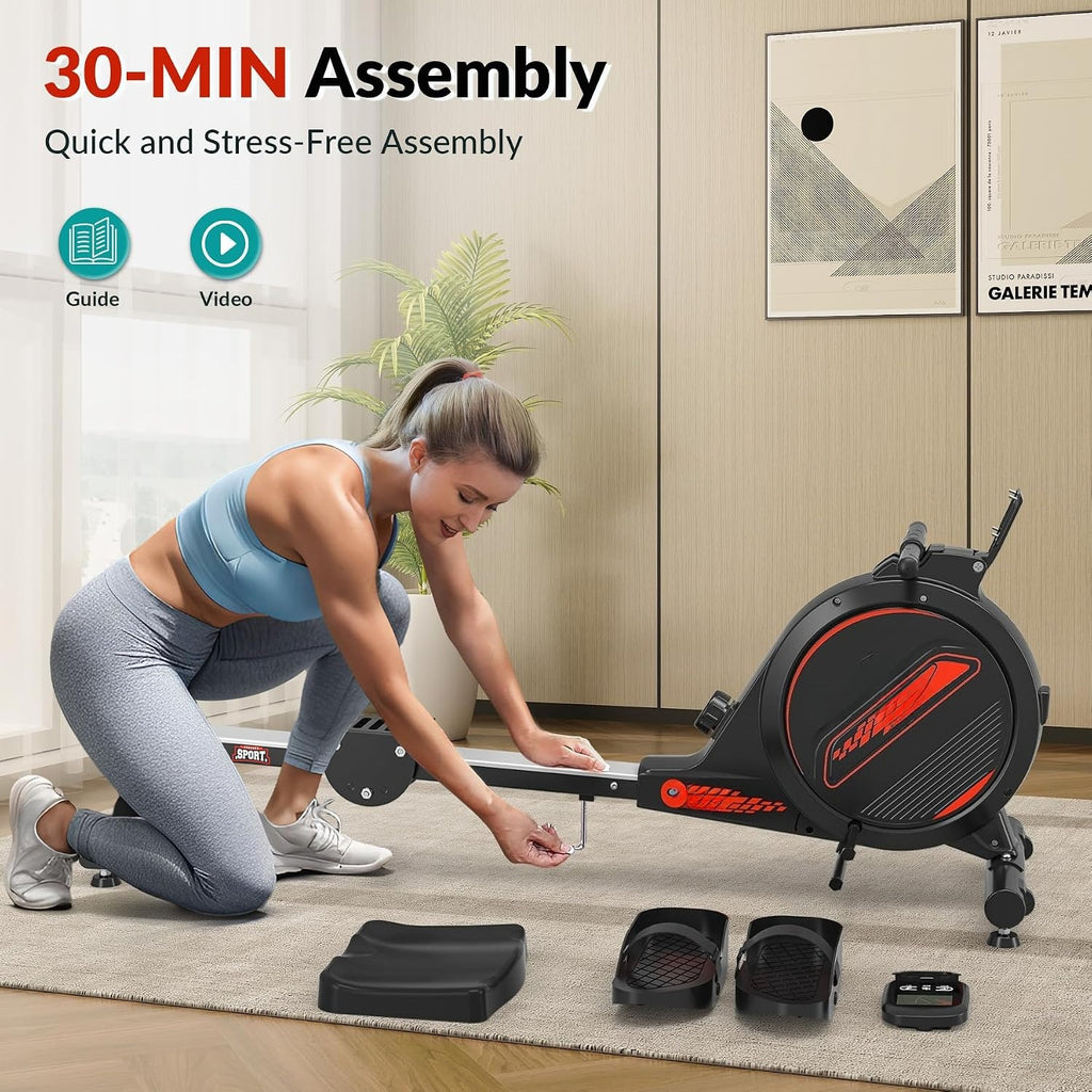 Magnetic Rowing Machine for Home