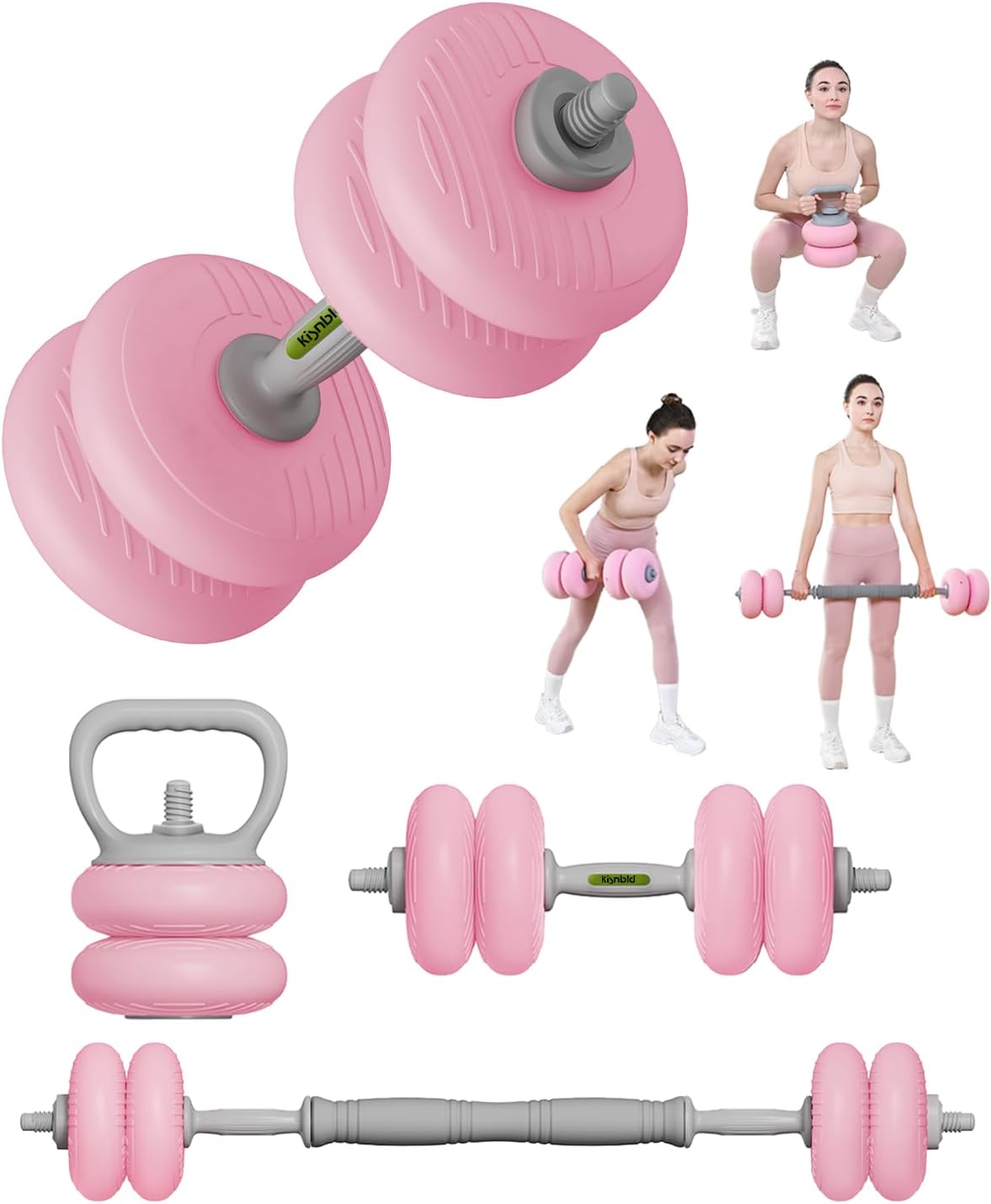 4-IN-1 Adjustable Dumbbell Set