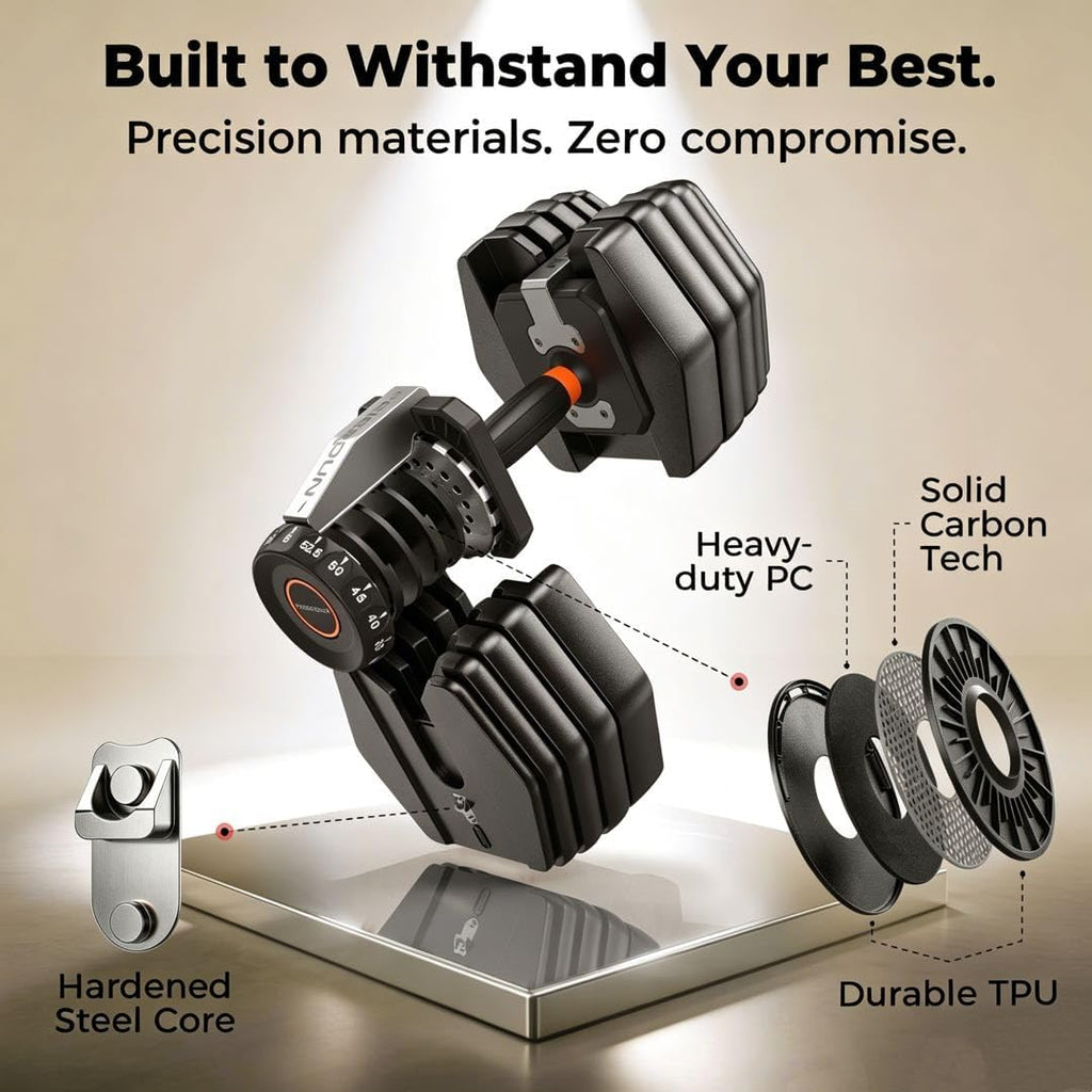 QuickDial Adjustable Dumbbell Set