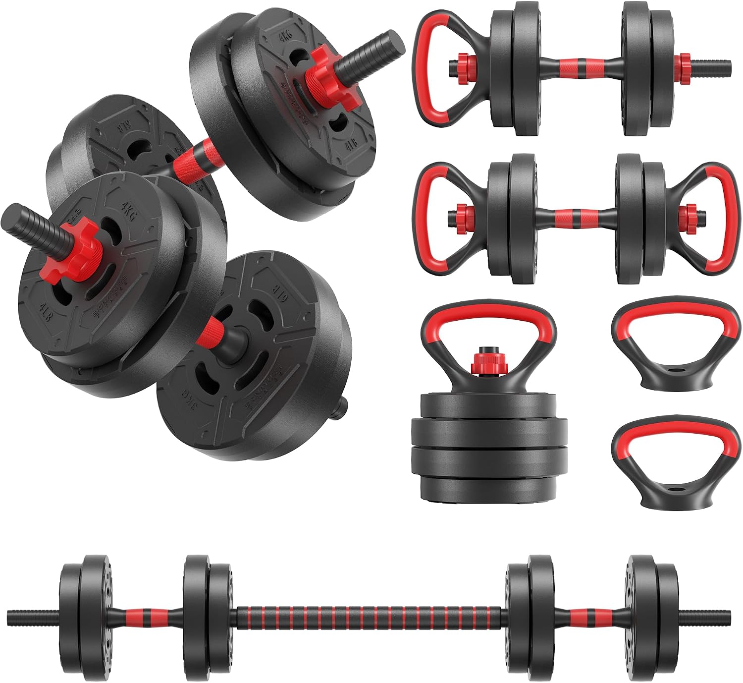 Multi-Functional Adjustable Dumbbell Set