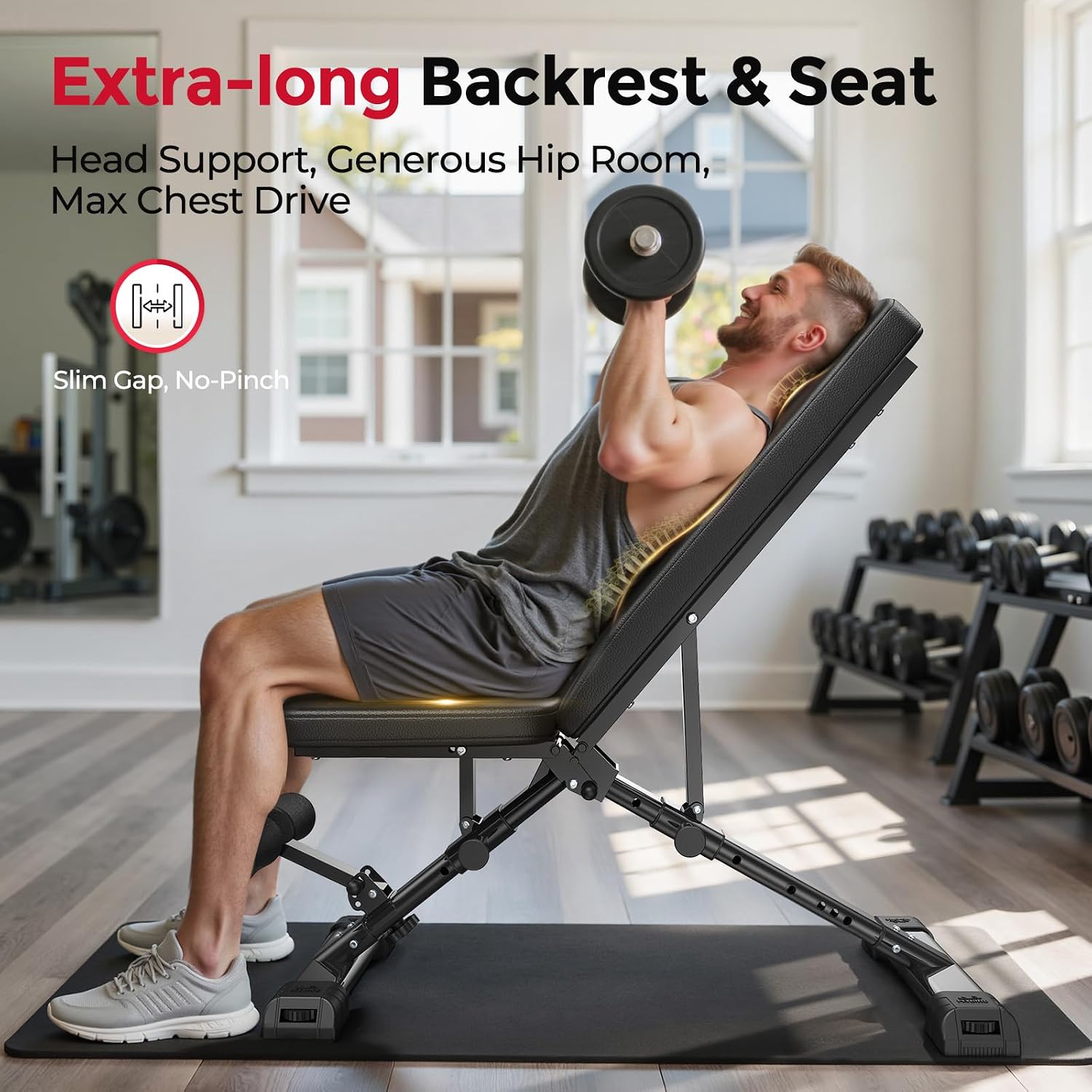 WB5 Foldable Adjustable Weight Bench