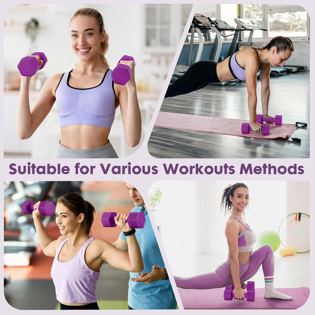 4 in 1 Adjustable Dumbbell Set