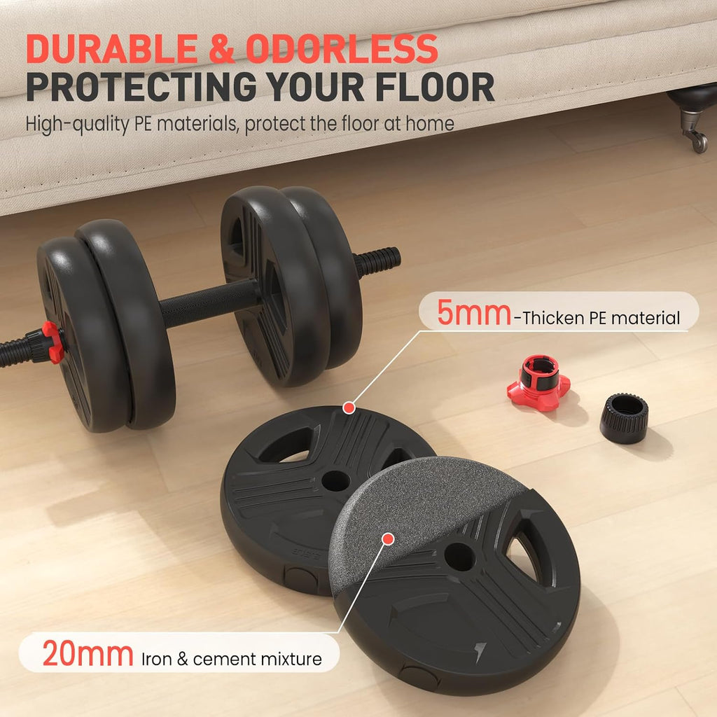 3-in-1 Adjustable Dumbbell Set