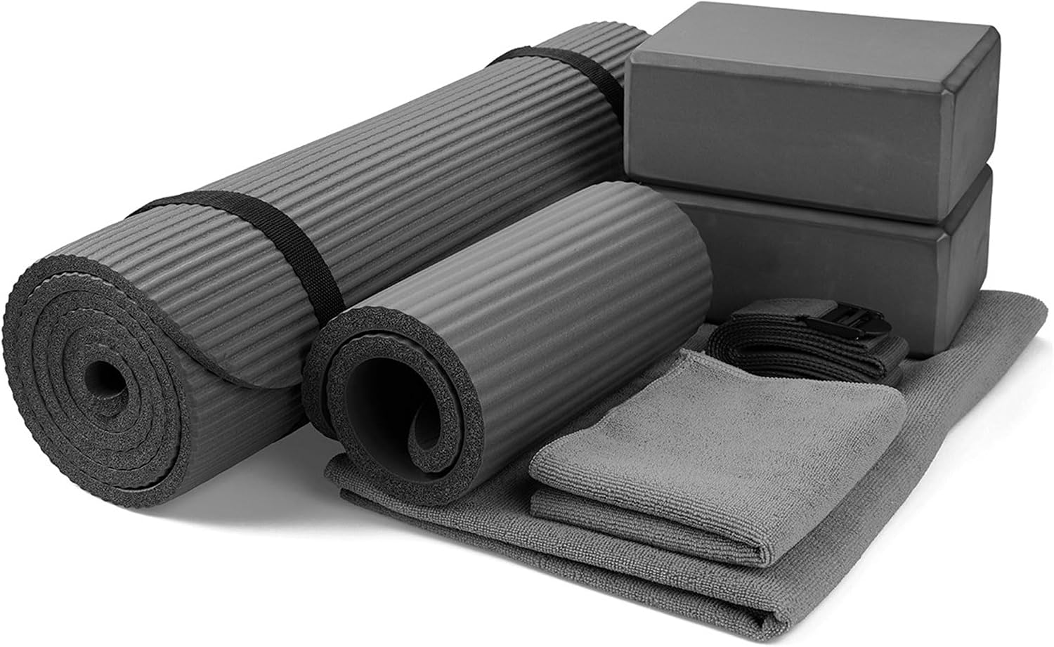 7-Piece Extra Thick Yoga Starter Kit