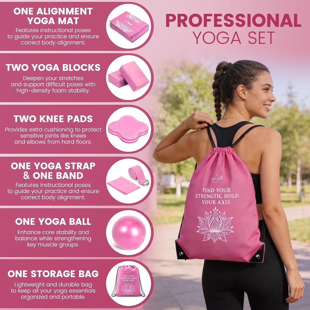 Mat Blocks Set with Strap