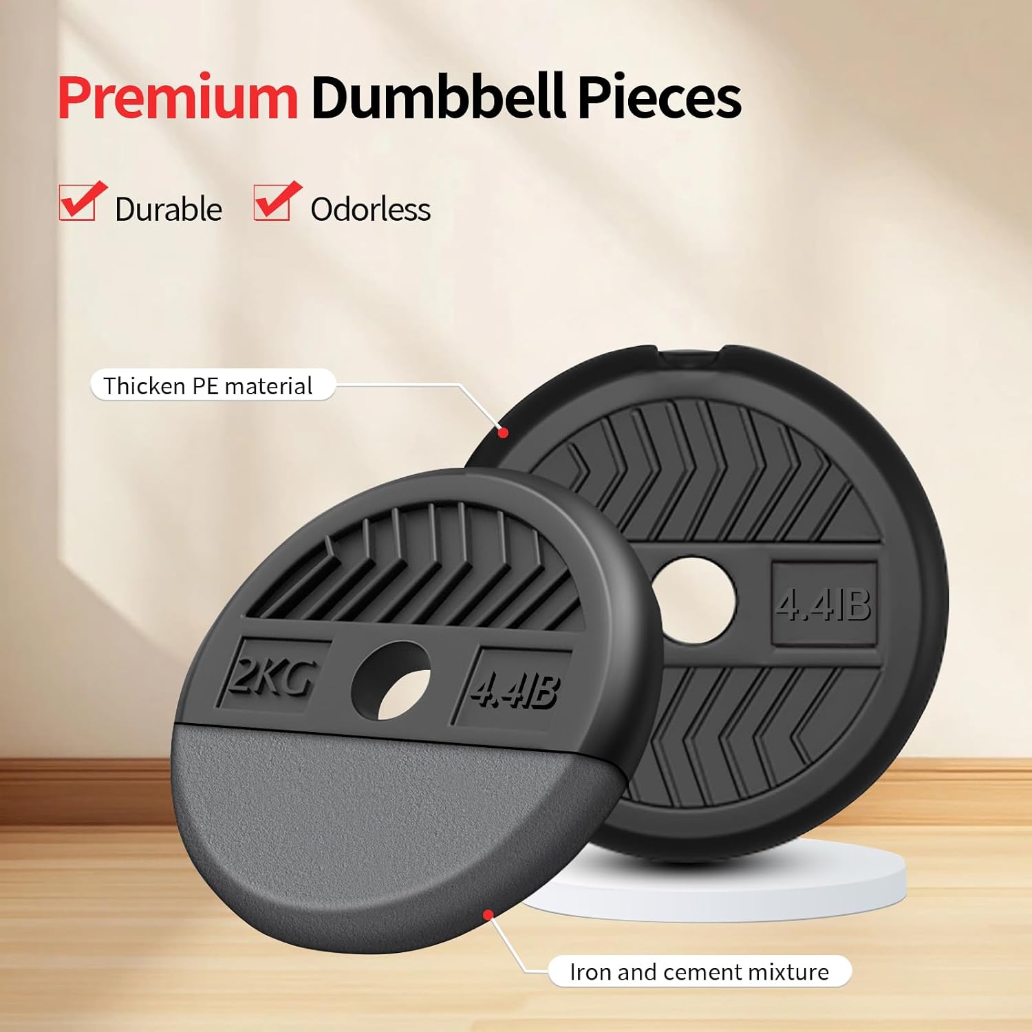4 in1 Adjustable Dumbbells Weight Set