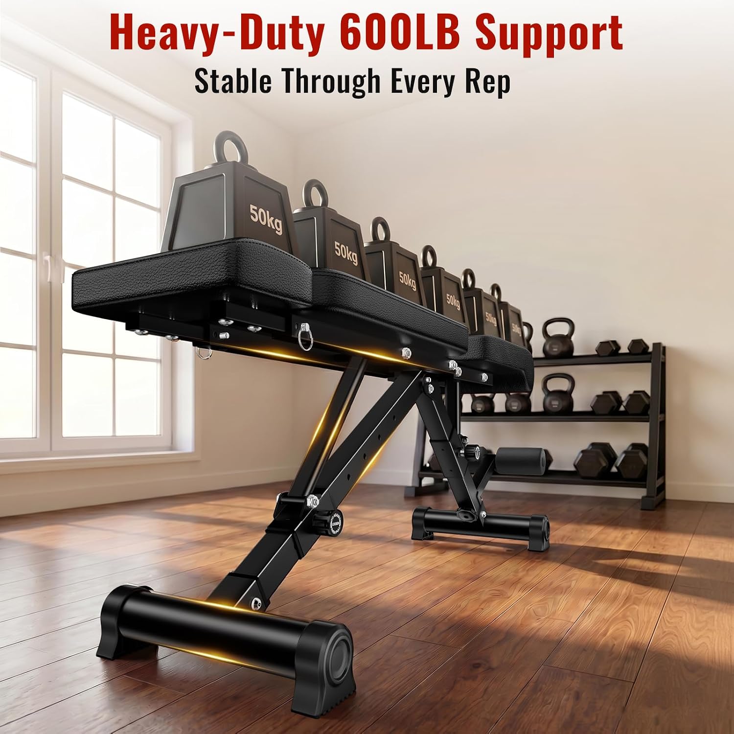 Adjustable Foldable Weight Bench