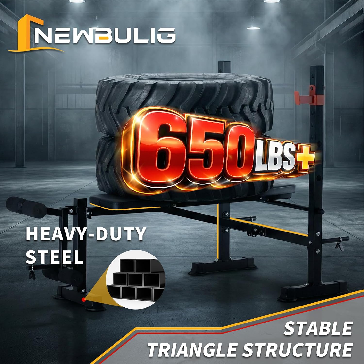 Adjustable Foldable Weight Bench Set