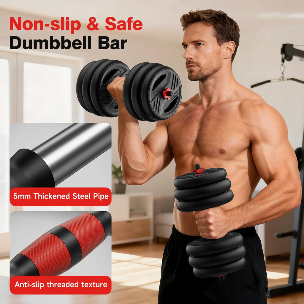 5-in-1 Adjustable Dumbbell Weight Set