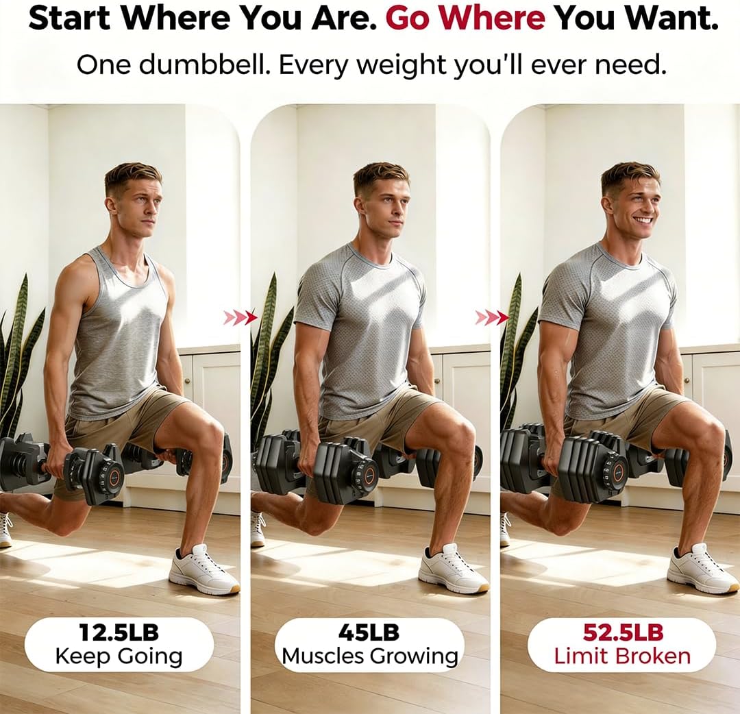 QuickDial Adjustable Dumbbell Set
