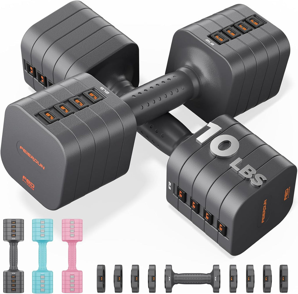 5-in-1 Adjustable Dumbbell Set