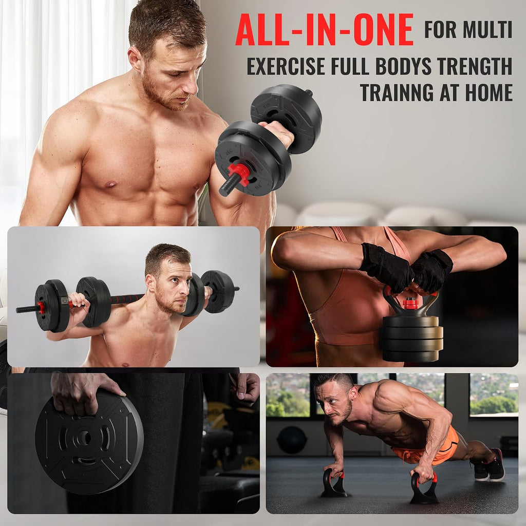 Multi-Functional Adjustable Dumbbell Set