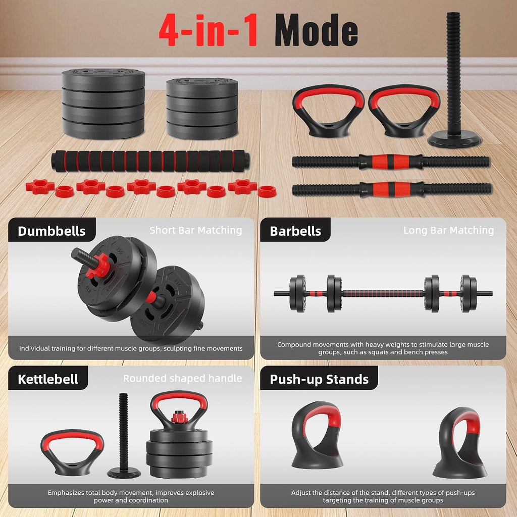 Multi-Functional Adjustable Dumbbell Set