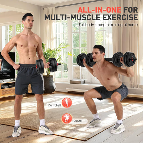 3-in-1 Adjustable Dumbbell Set
