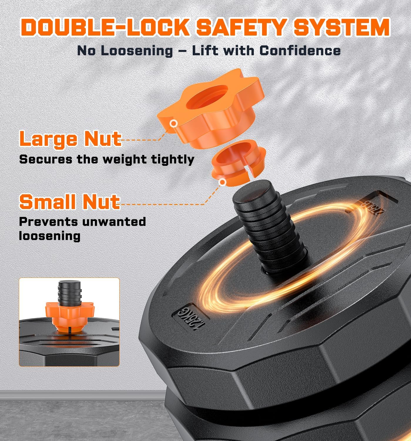 5-in-1 Adjustable Dumbbell Weight Set