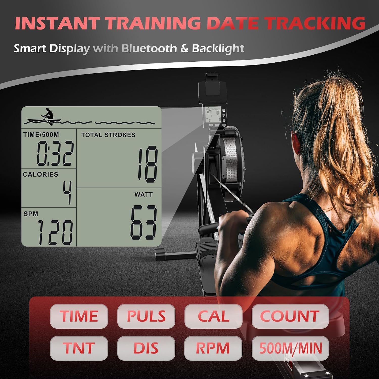 Air Rowing Machine for Home PR70