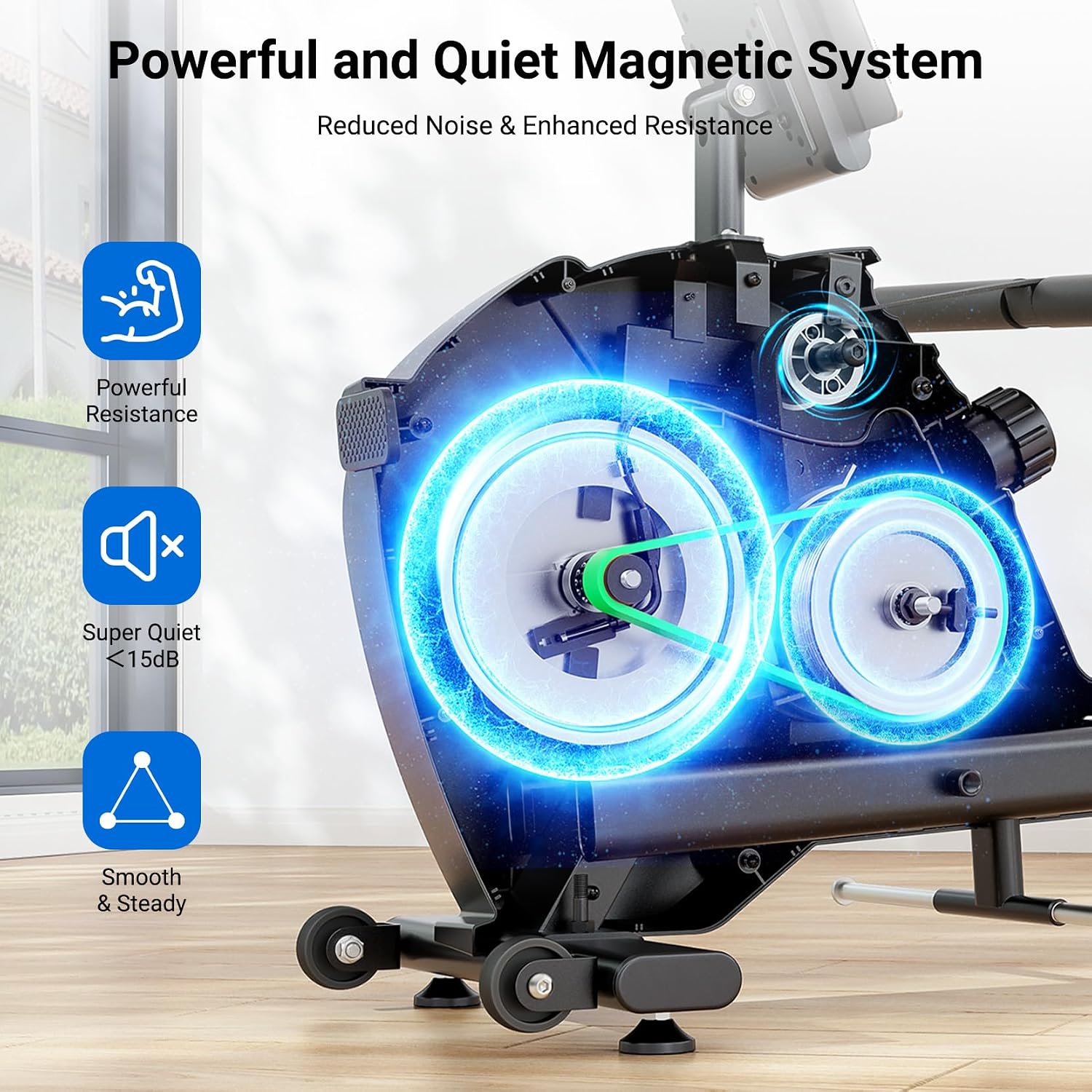 Magnetic Rowing Machine for Home