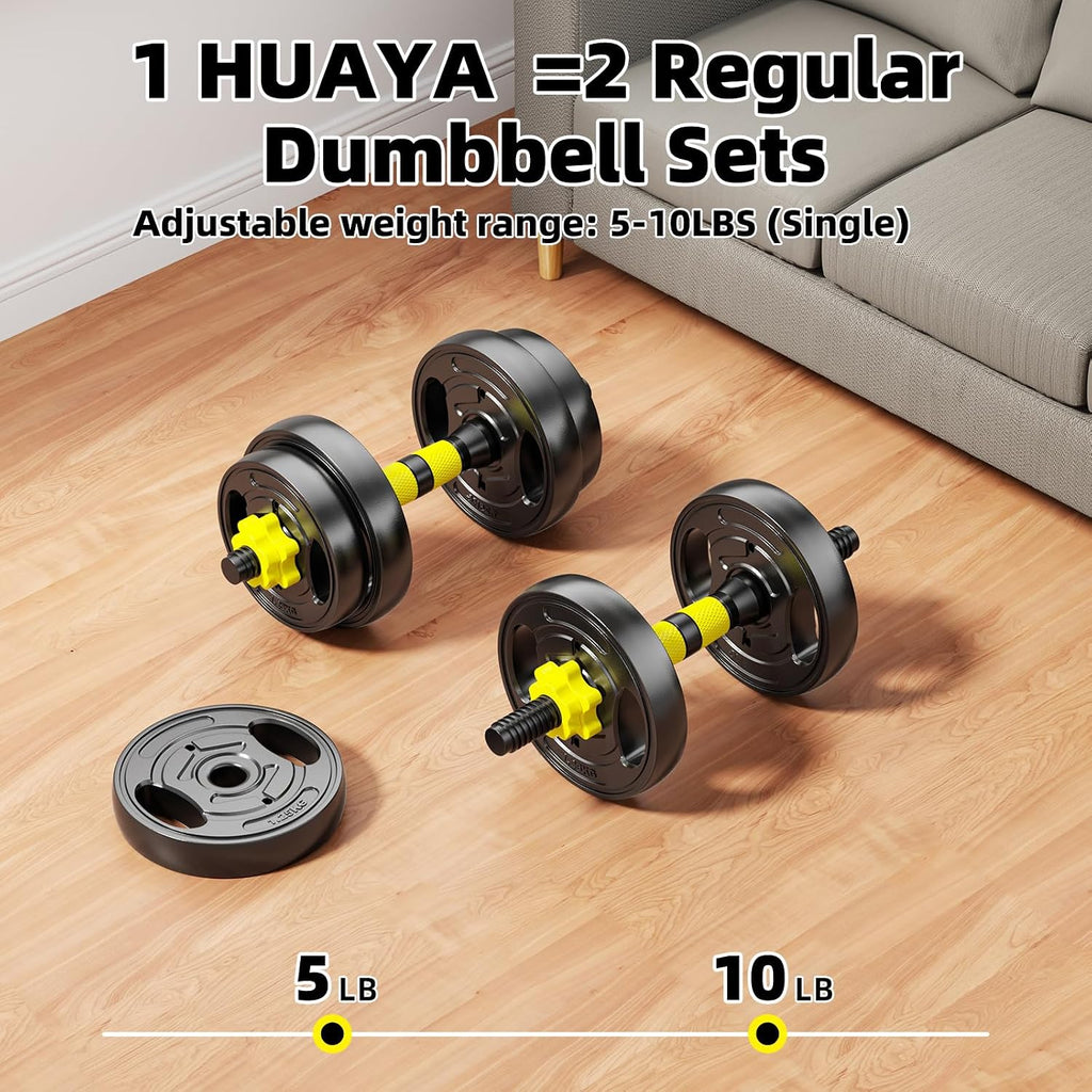 4 in 1 Adjustable Dumbbell Weight Set