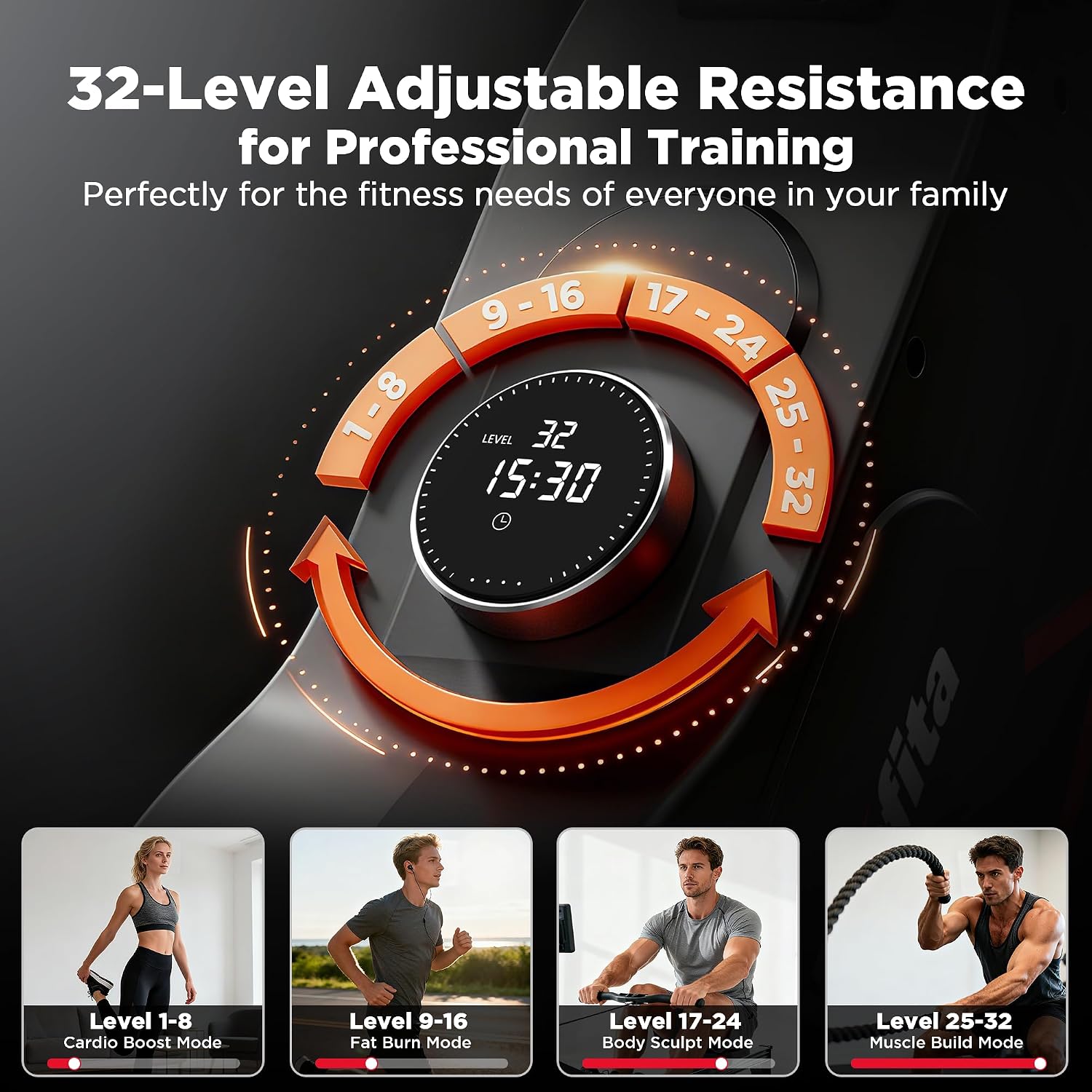 Magnetic Rowing Machine for Home Quiet Rower