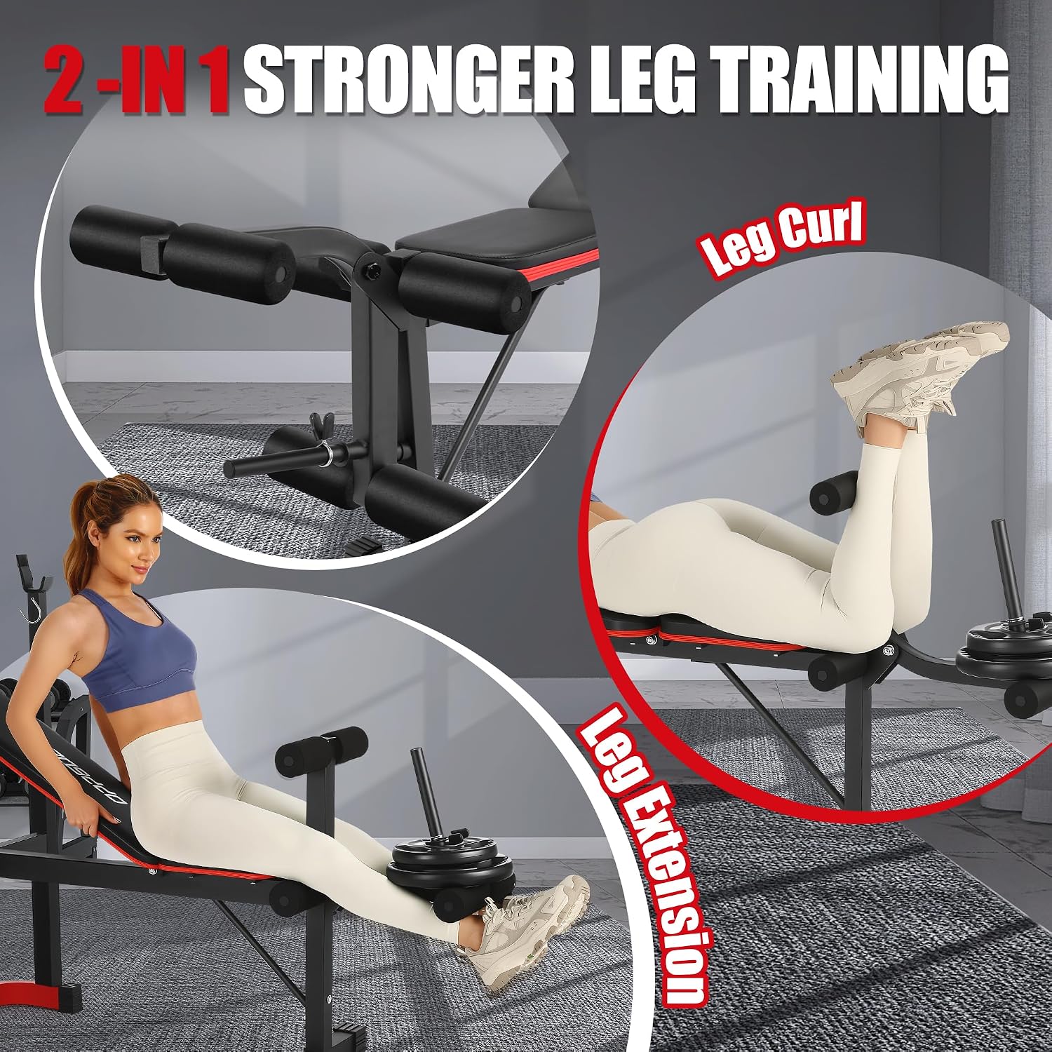 Weight Bench with Squat Rack