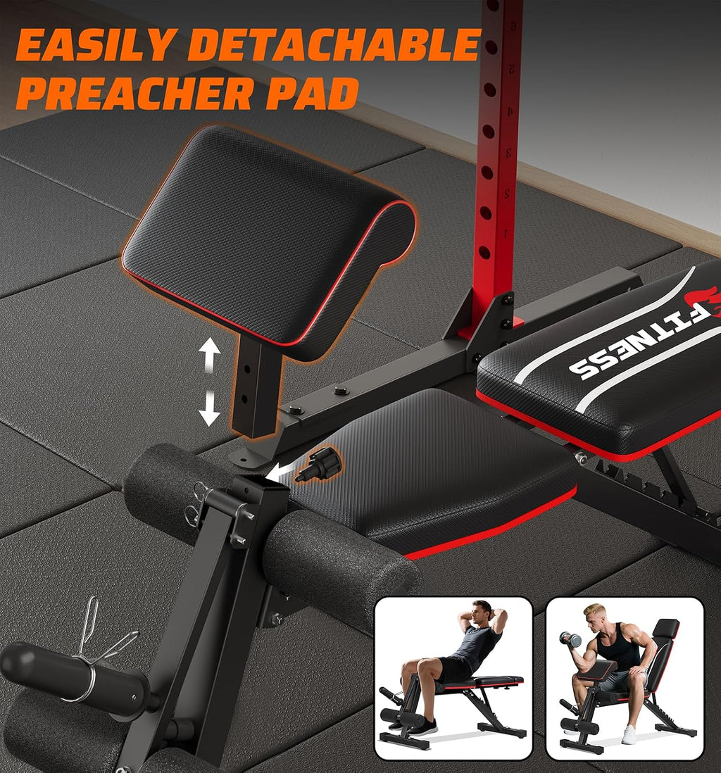 Weight Bench with Leg Developer
