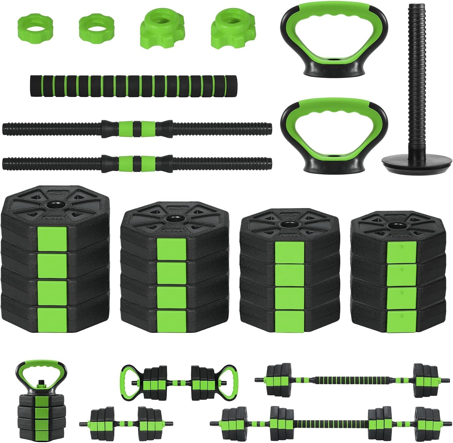 4 In1 Adjustable Dumbbell Weight Set