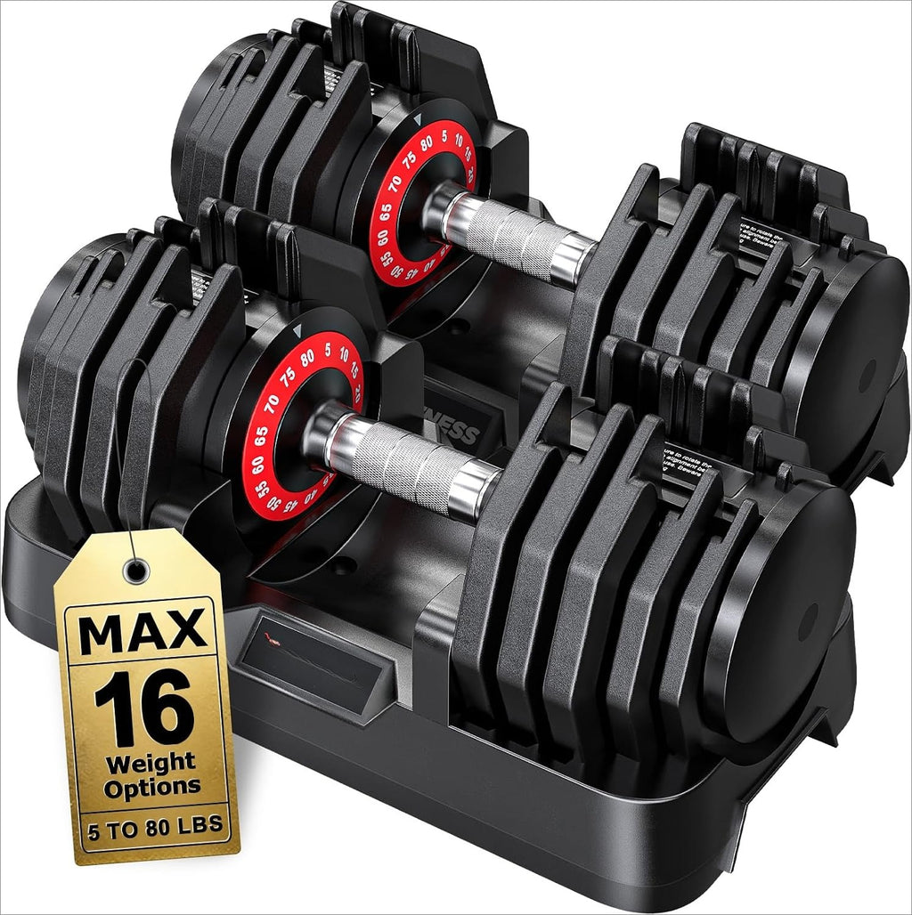 Adjustable Dumbbells Weight Set